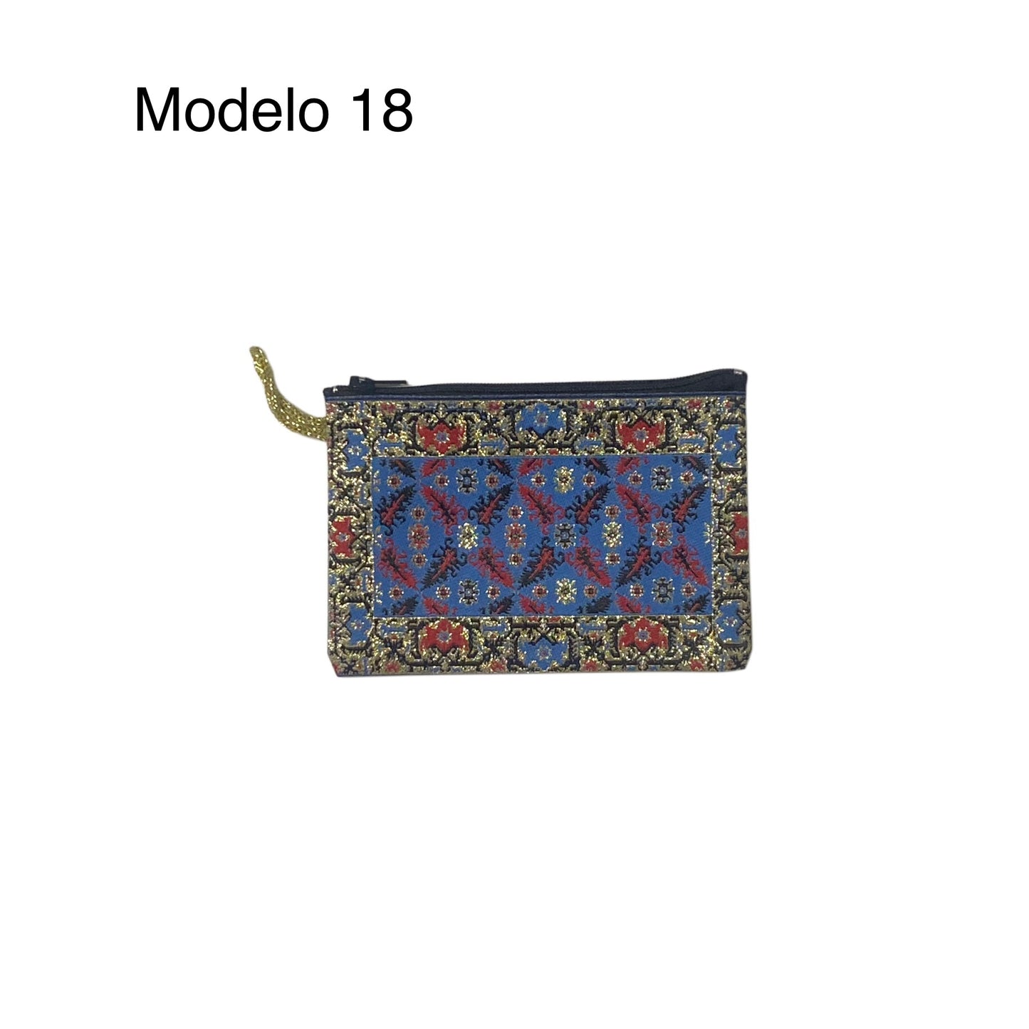 Monedero Vintage de Tela con Hilo de Oro | Bonyk