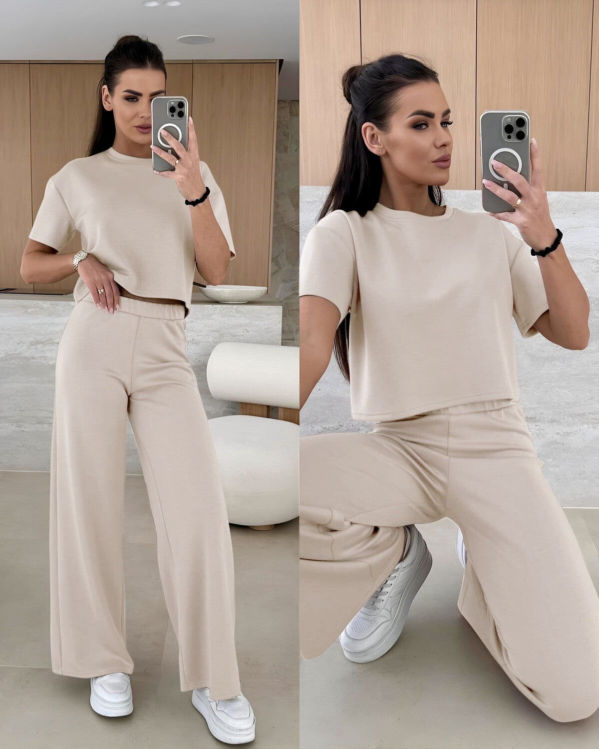 CONJUNTO INFORMAL BEIGE