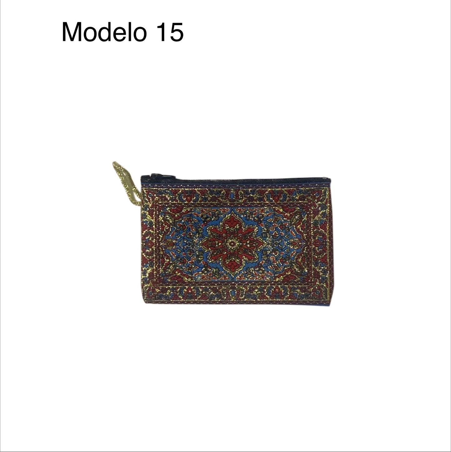 Monedero Vintage de Tela con Hilo de Oro | Bonyk