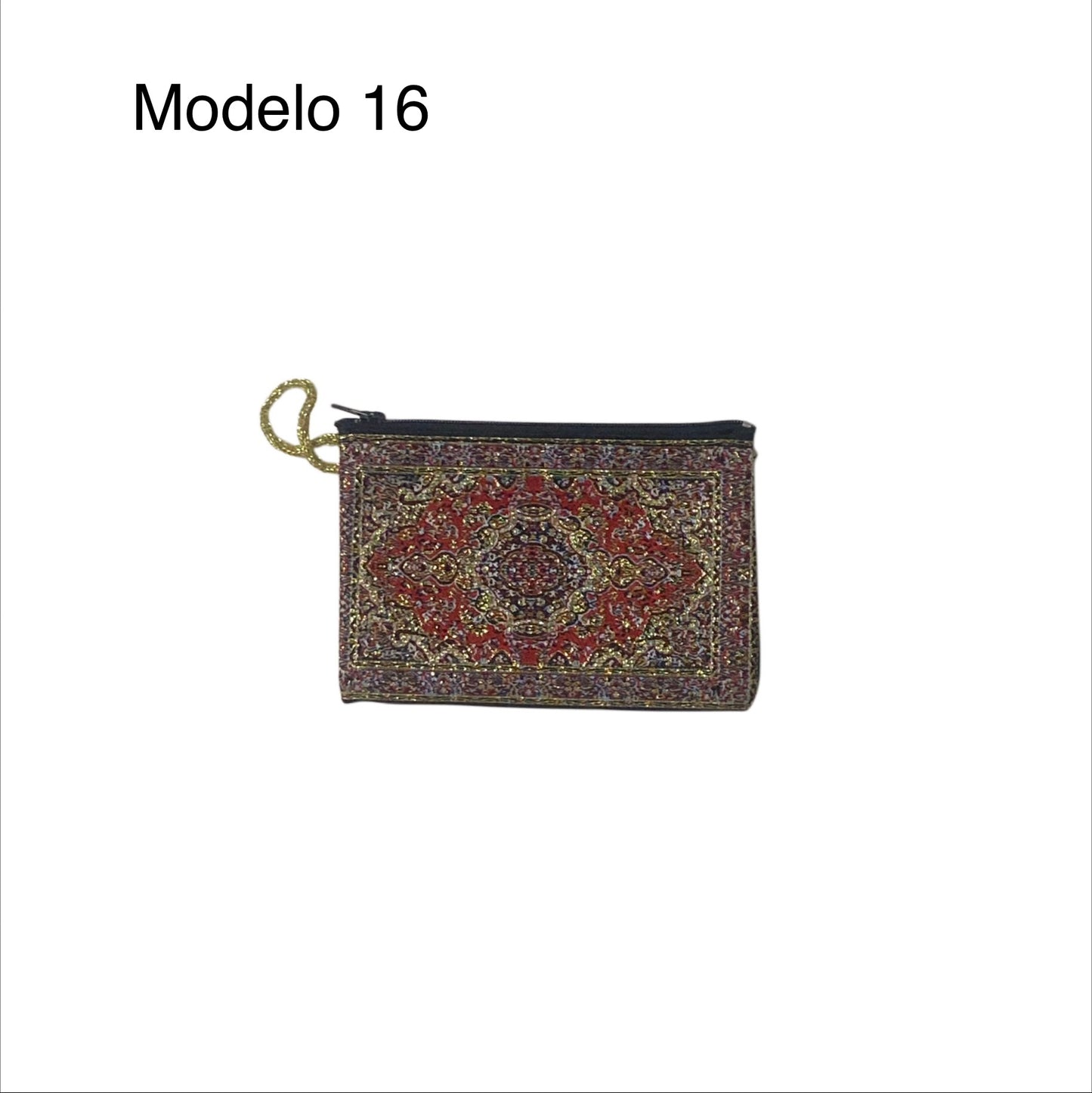 Monedero Vintage de Tela con Hilo de Oro | Bonyk