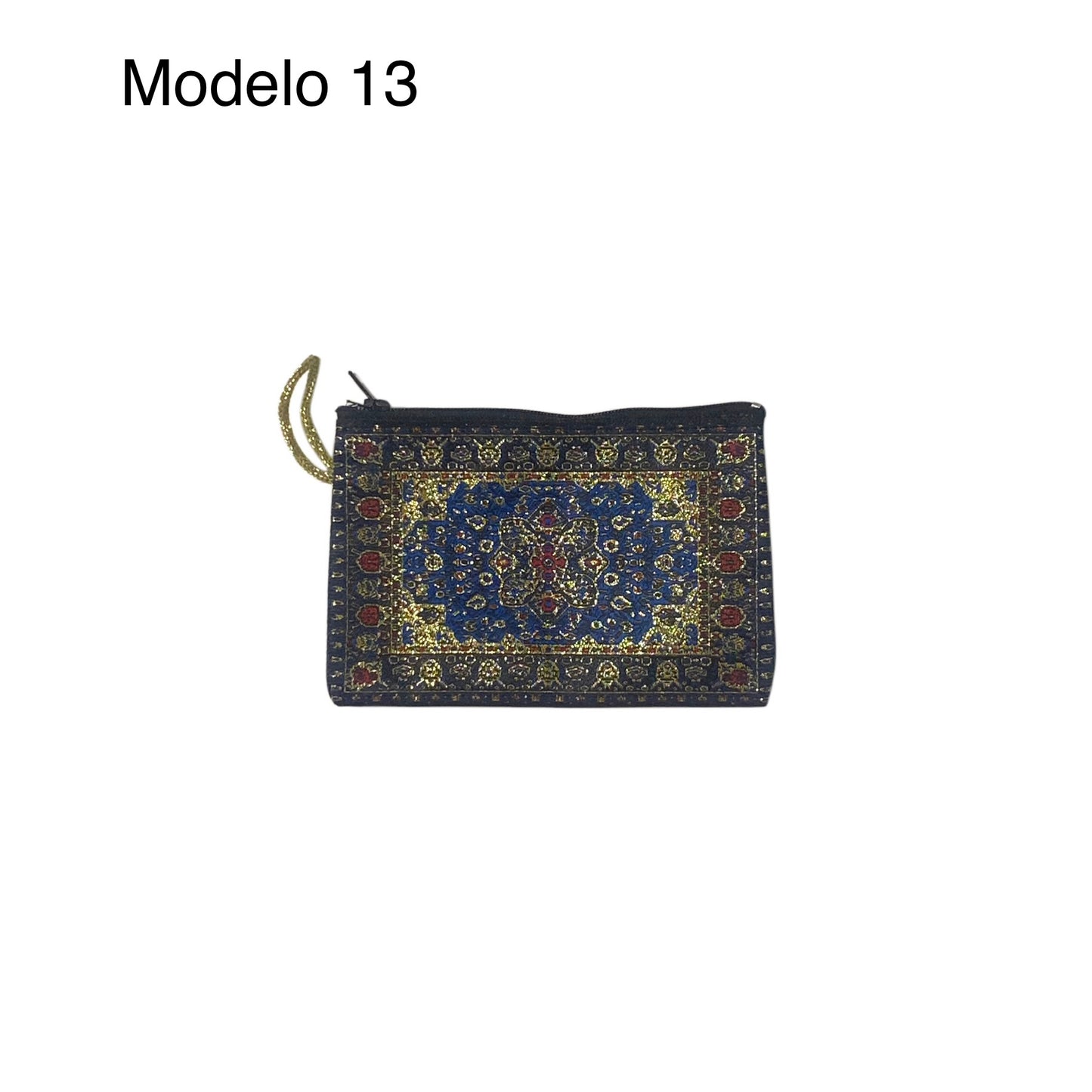 Monedero Vintage de Tela con Hilo de Oro | Bonyk