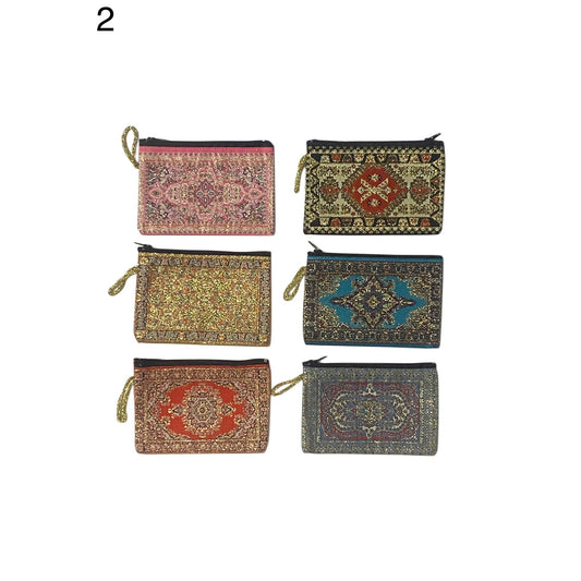 Monedero Étnico de Tela Jacquard Diseño Boho | Bonyk