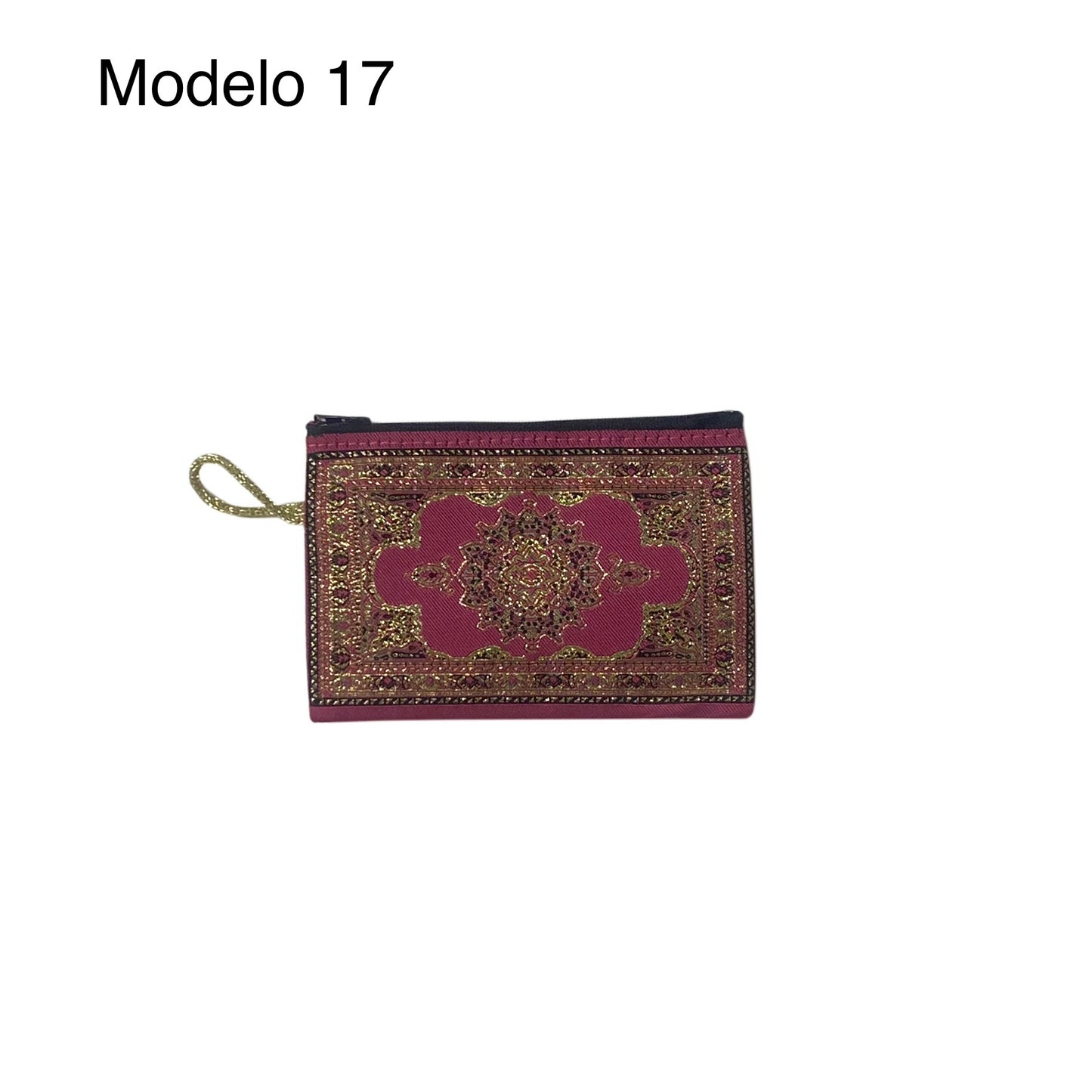 Monedero Vintage de Tela con Hilo de Oro | Bonyk