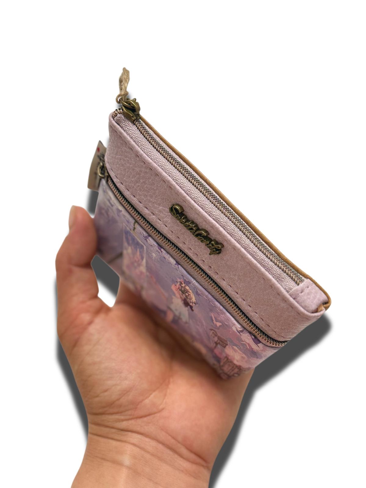 Monedero Tarjetero Sweet & Candy Colección Romántica – Lila Pastel