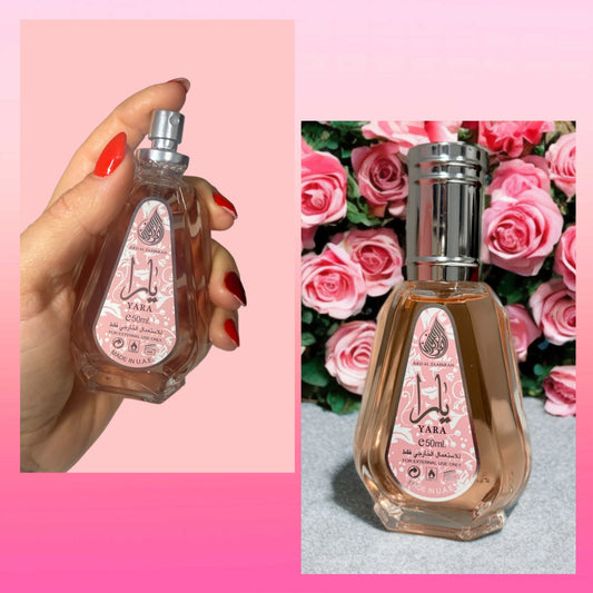 Perfume Yara 50ml Lattafa Original – Fragancia Dulce, Cremosa y Duradera para Mujer