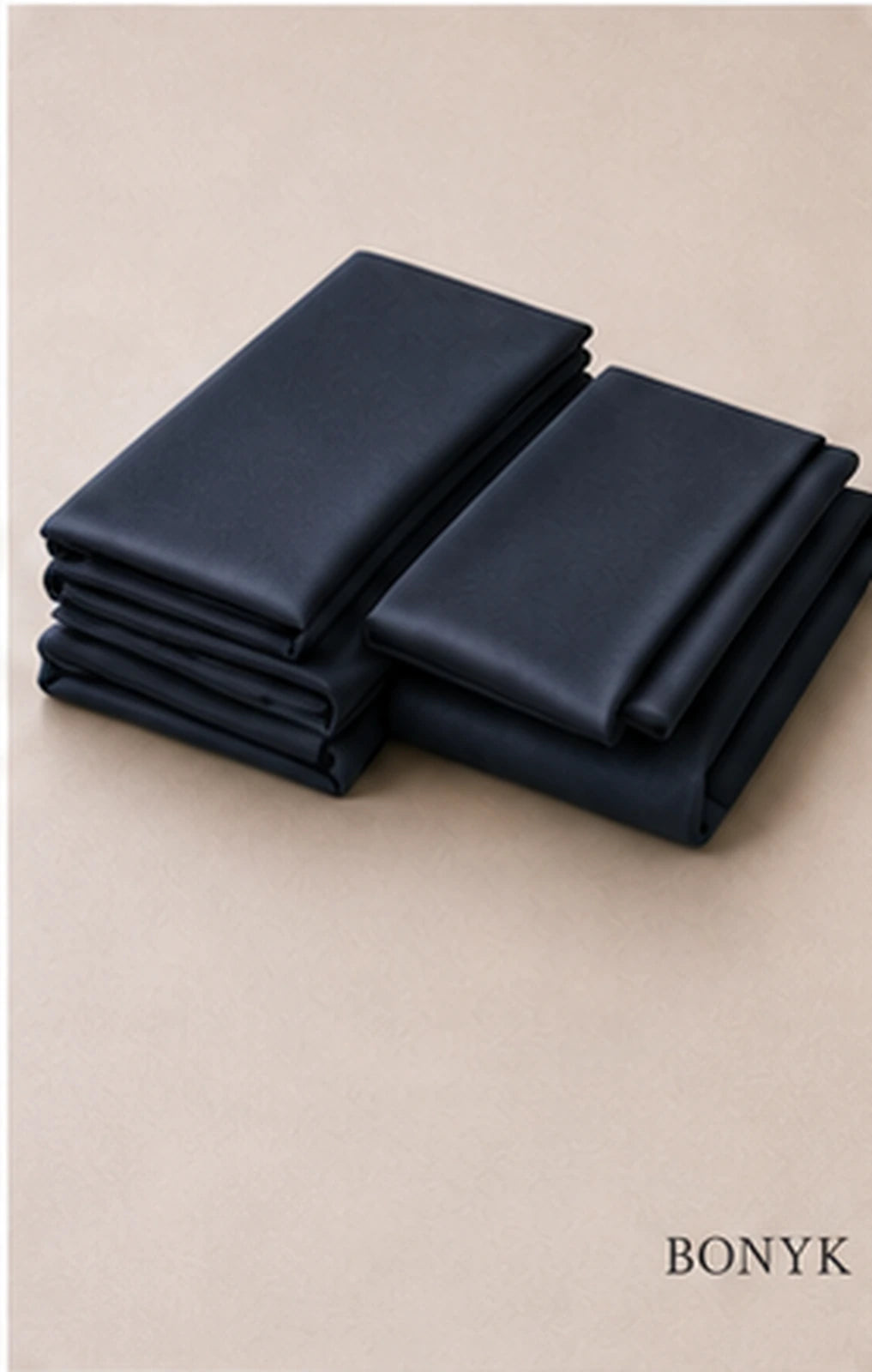 Juego de sábanas de bambú 300 hilos gris – Cama de 135 cm